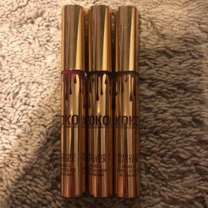 3 KOKO Kylie Cosmetics lipsticks